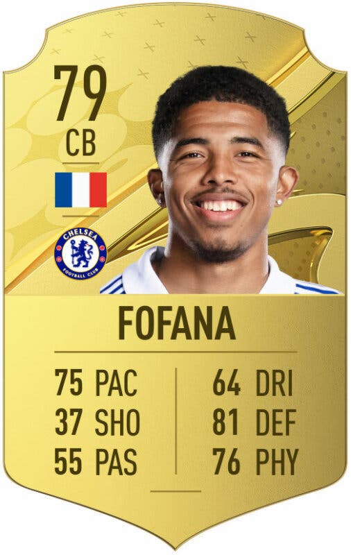Carta oro Fofana FIFA 23 Ultimate Team