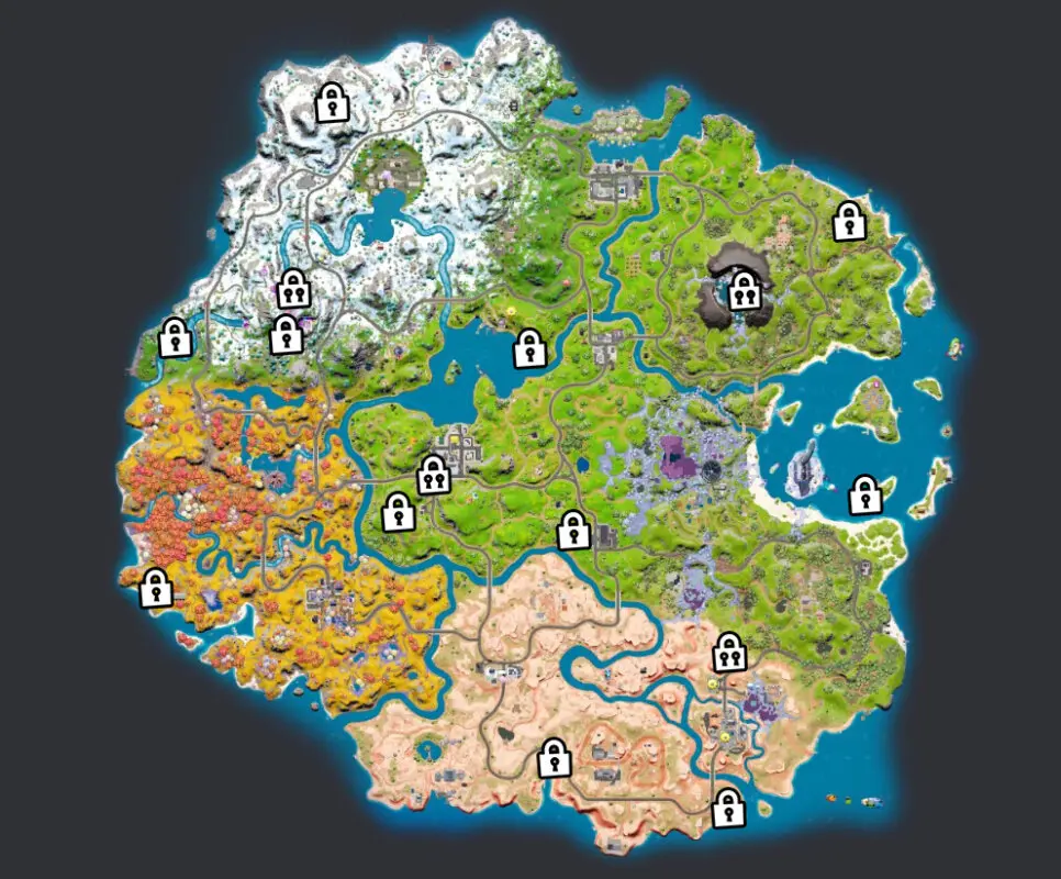fortnite mapa camaras