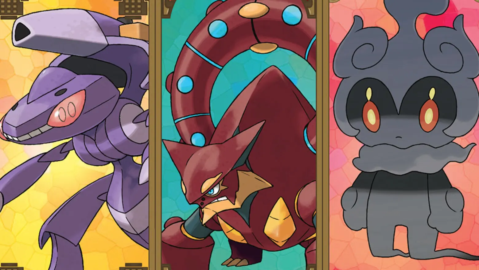 Genesect Volcanion Marshadow