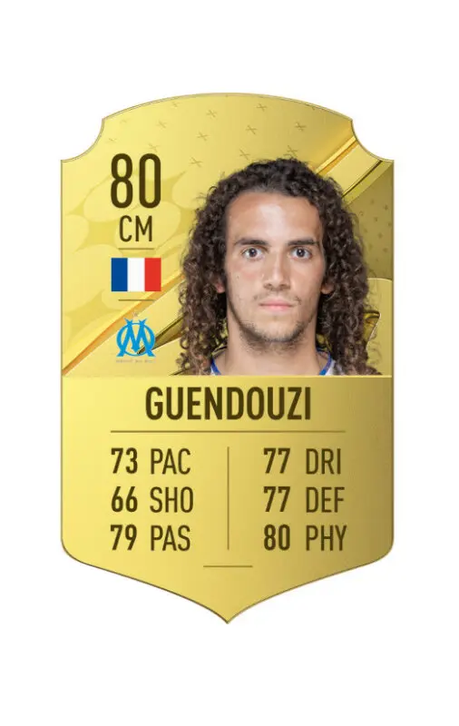 Carta oro Guendouzi FIFA 23 Ultimate Team