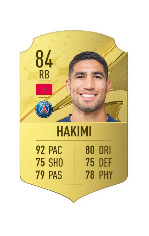 Carta oro Hakimi FIFA 23 Ultimate Team