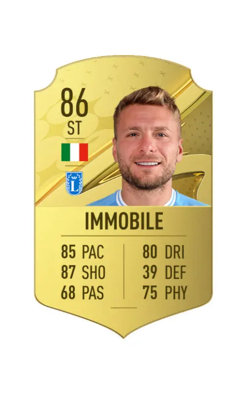 Carta oro Immobile FIFA 23 Ultimate Team