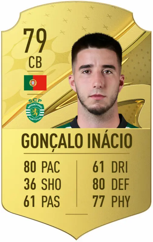 Carta oro Gonçaclo Inácio FIFA 23 Ultimate Team