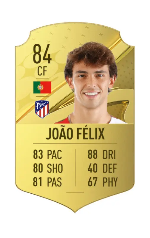 Carta oro Joao Félix FIFA 23 Ultimate Team