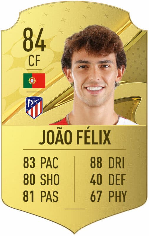 Carta oro Joao Félix FIFA 23 Ultimate Team