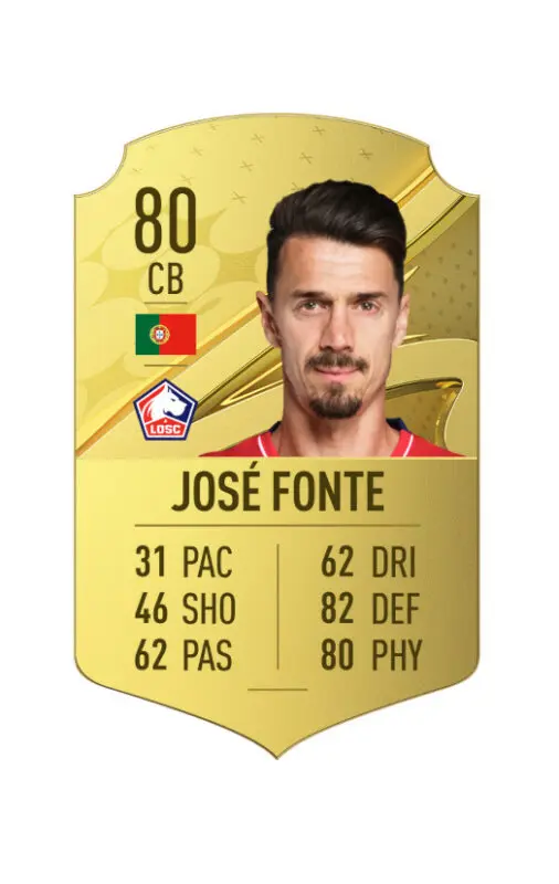 Carta oro José Fonte FIFA 23 Ultimate Team