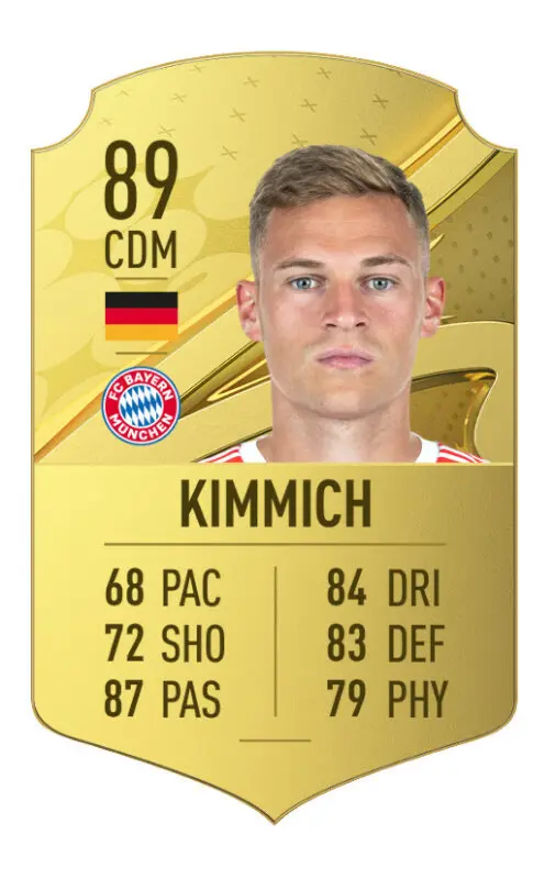 Carta oro Kimmich FIFA 23 Ultimate Team