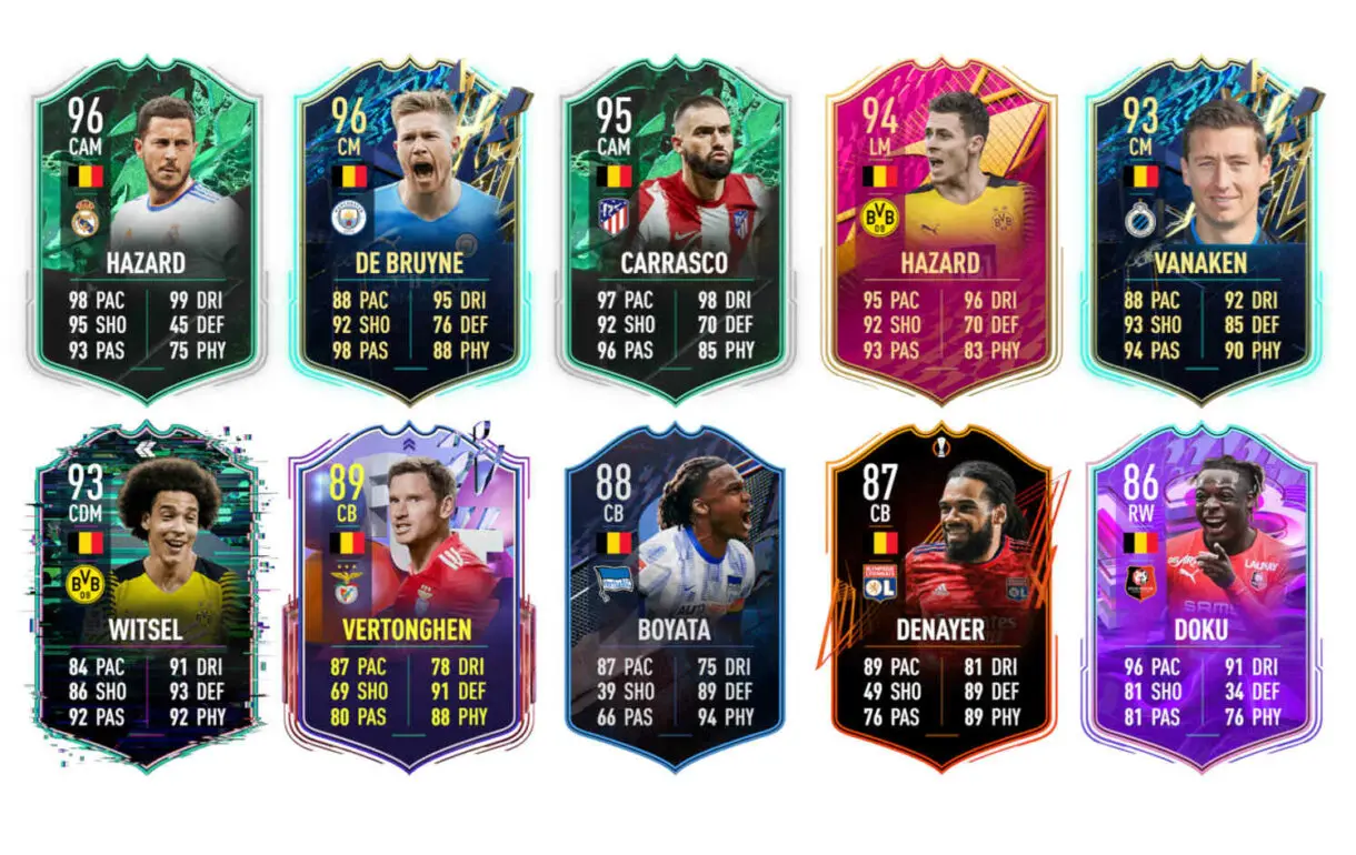 Links naranjas Bélgica De Ketelaere Moments FIFA 22 Ultimate Team