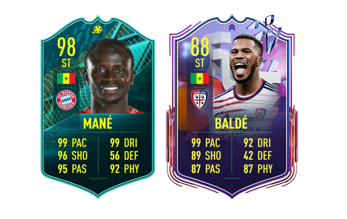 Links naranjas Senegal Koulibaly Moments FIFA 22 Ultimate Team