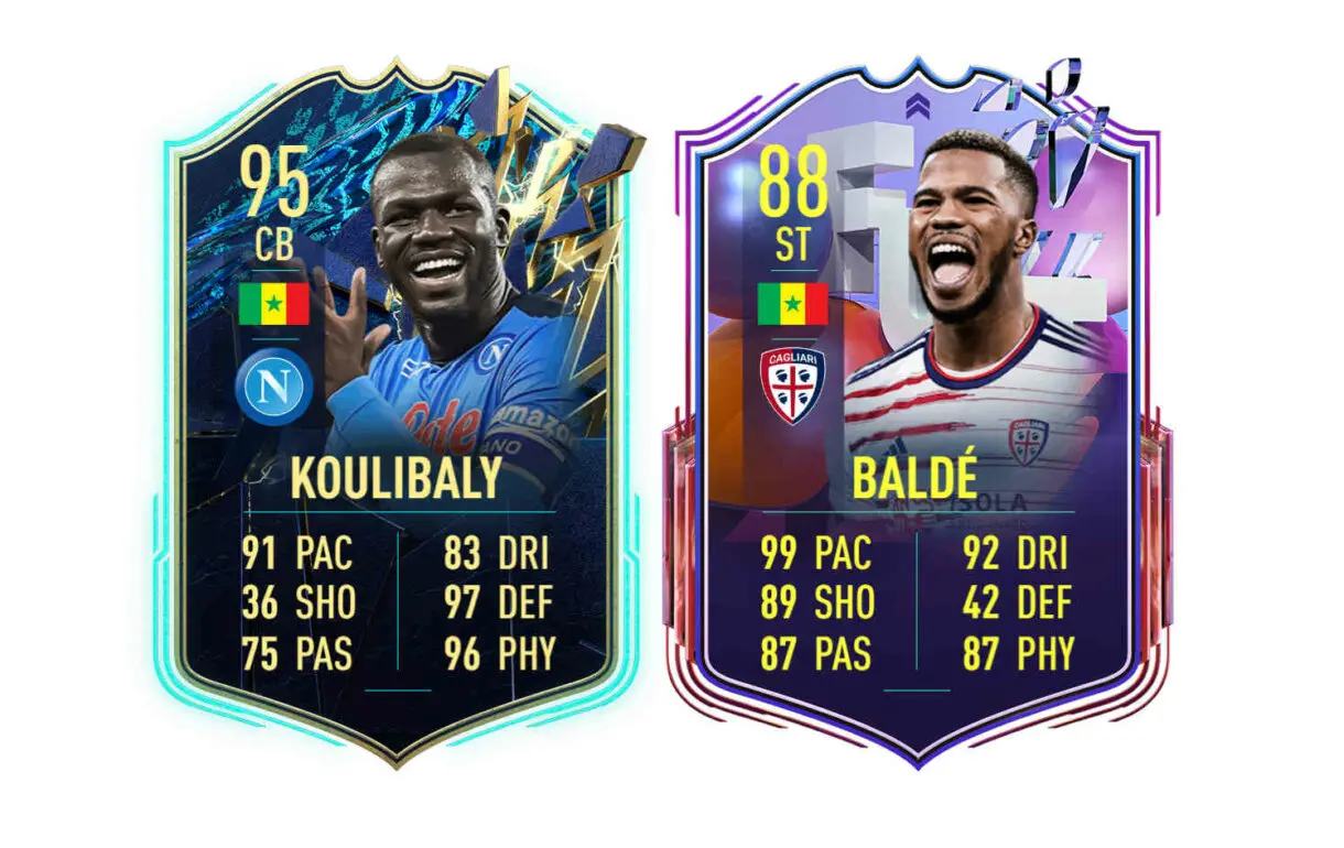 Links naranjas Senegal Mané Moments FIFA 22 Ultimate Team