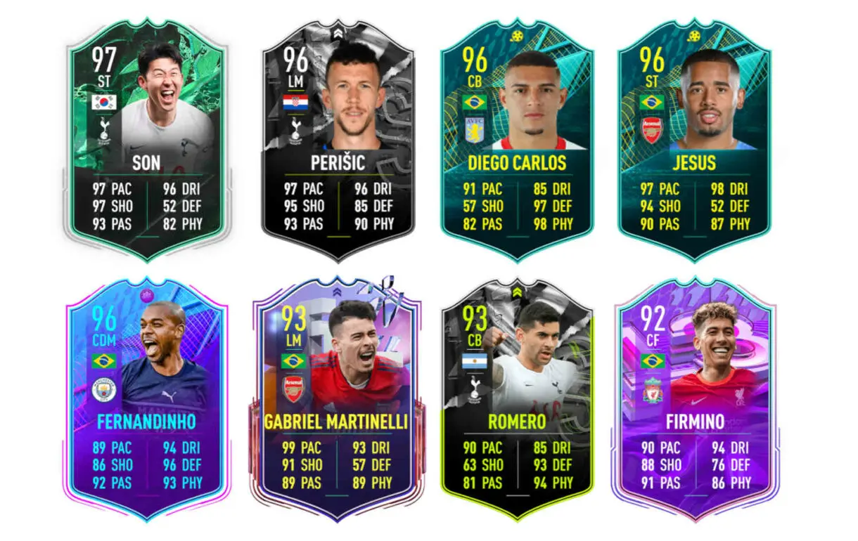 Links verdes Richarlison Moments FIFA 22 Ultimate Team