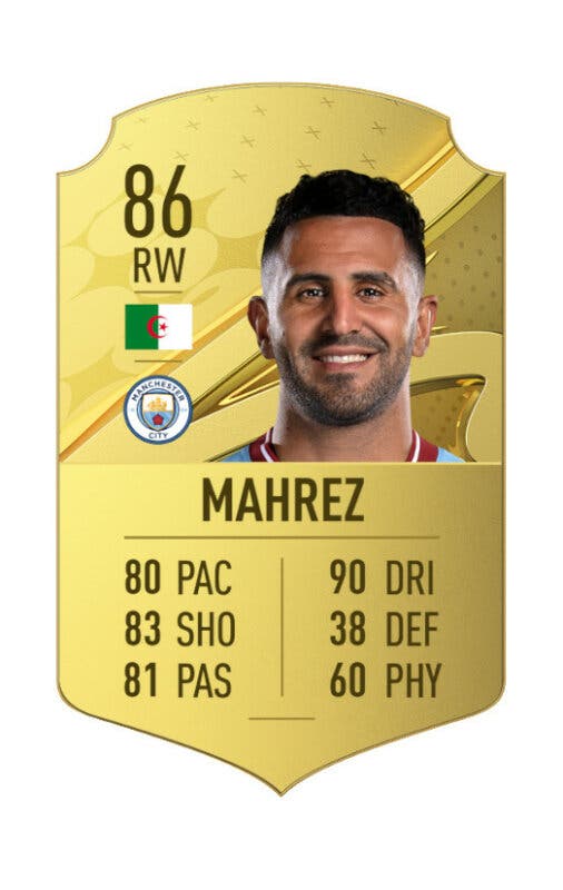 Carta oro Mahrez FIFA 23 Ultimate Team