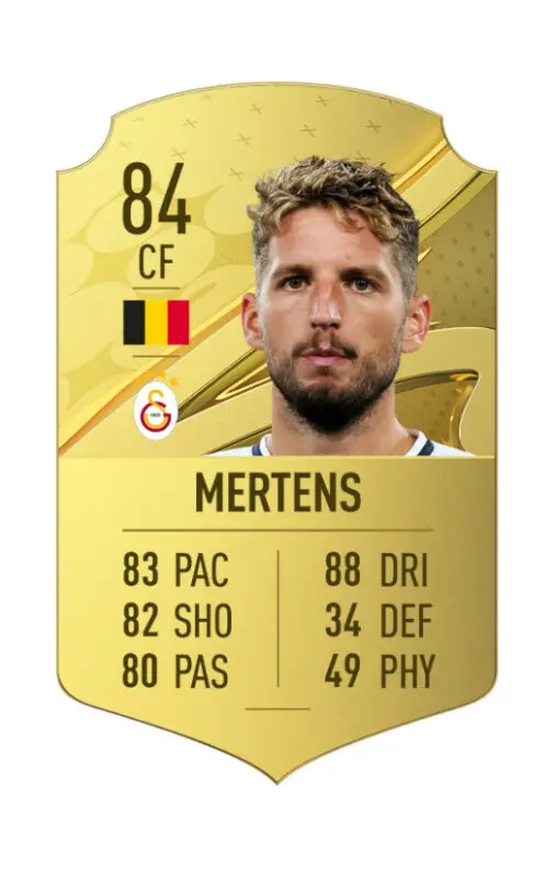 Carta oro Mertens FIFA 23 Ultimate Team