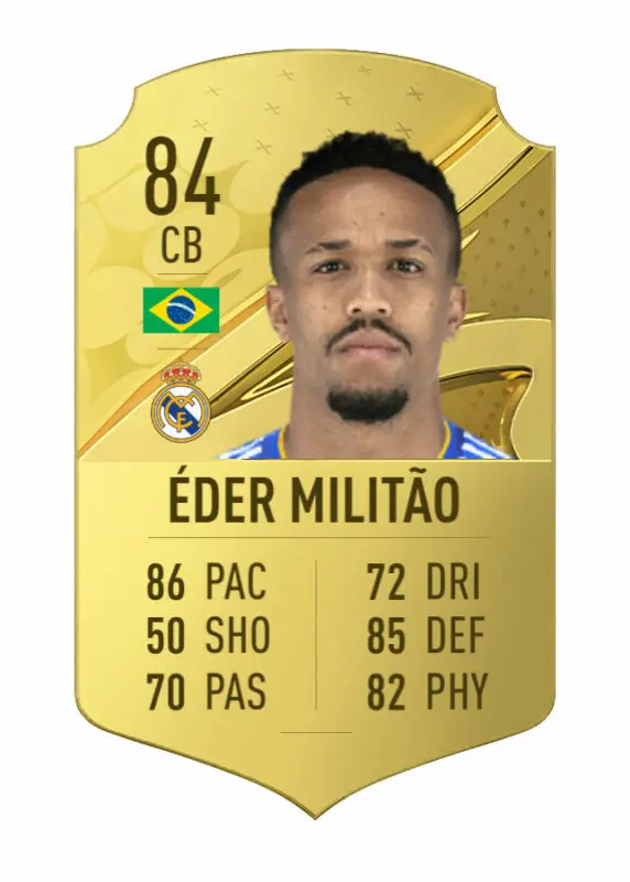Carta oro Militao FIFA 23 Ultimate Team