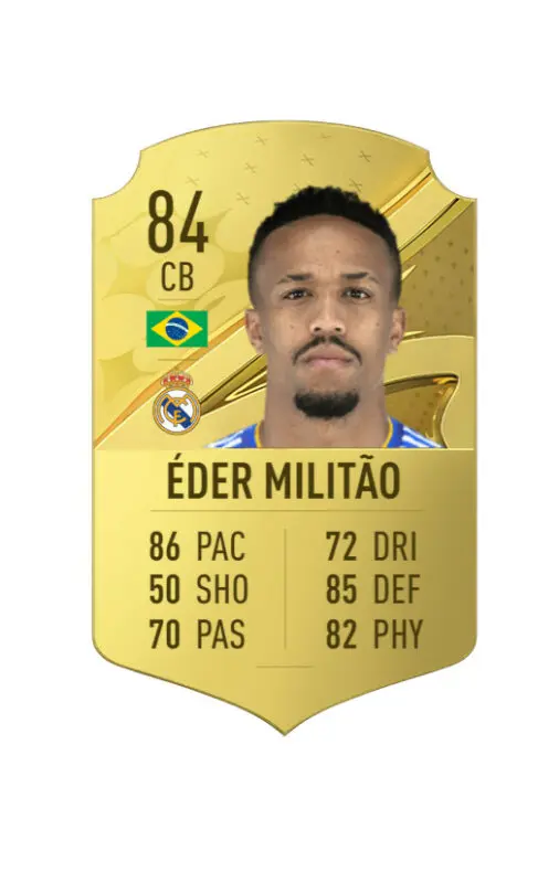 Carta oro Militao FIFA 23 Ultimate Team