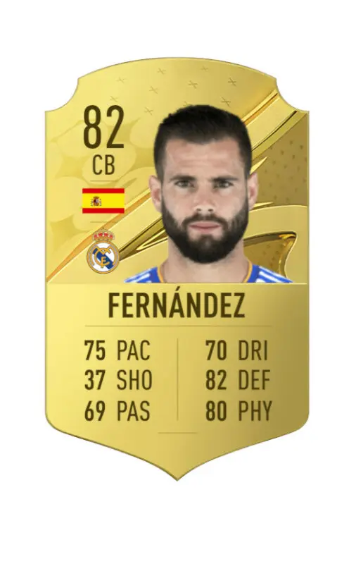 Carta oro Nacho Fernández FIFA 23 Ultimate Team