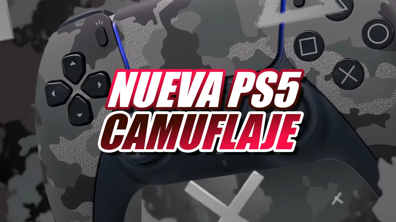 nueva ps5 camuflaje