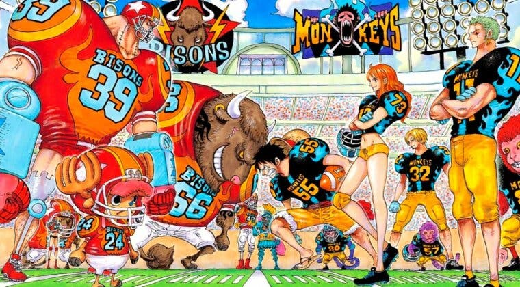 Imagen de One Piece recibe un marchoso homenaje durante un partido de fútbol americano