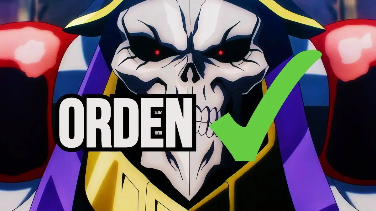 overlord orden anime