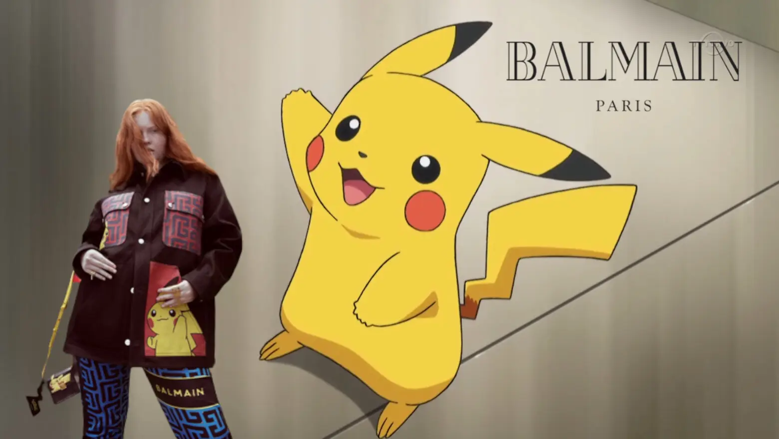 Pokemon Balmain Pikachu