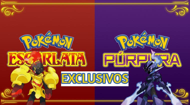 Imagen de Pokémon Escarlata y Púrpura: listado con todas las criaturas exclusivas de cada versión