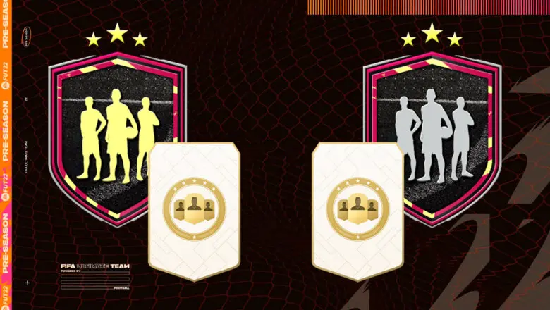 FIFA 22 Ultimate Team SBC Elección de jugador Revisión del año bolsa campaña pretemporada