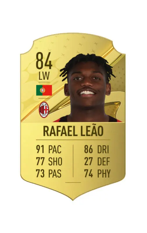 Carta oro Rafael Leao FIFA 23 Ultimate Team