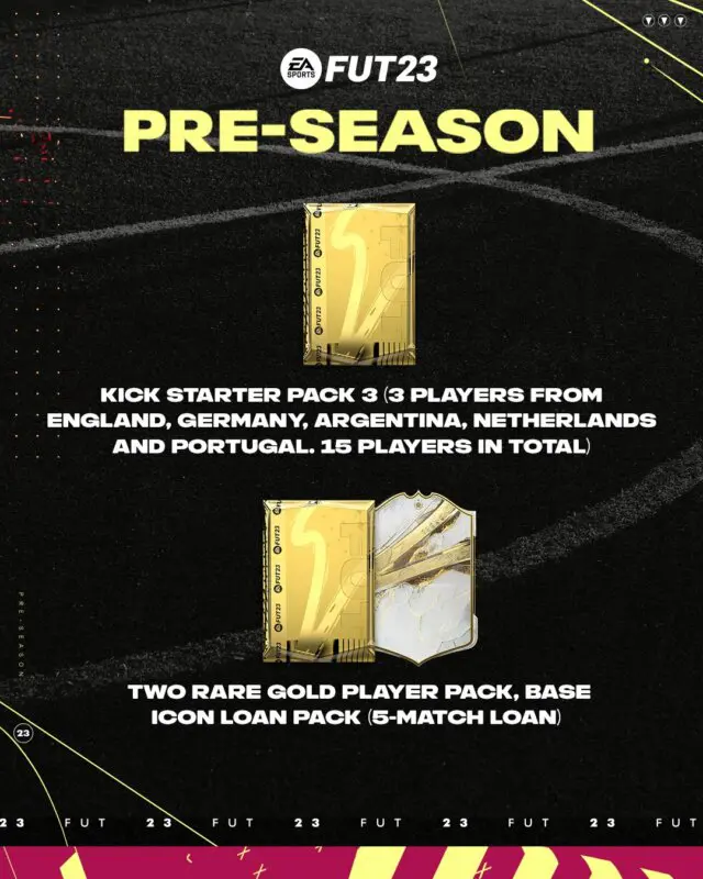 Resumen visual de las recompensas para FIFA 23 de la tercera semana de Pre-Season en FIFA 22 Ultimate Team