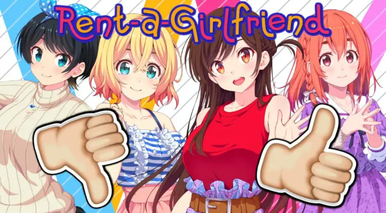 Imagen de Rent-a-Girlfriend (Kanojo, Okarishimasu), un anime con grandes virtudes y desgracias