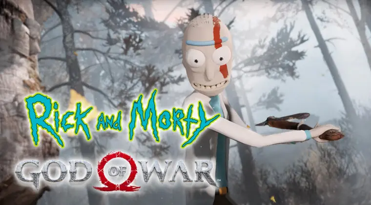 Imagen de Del anuncio al propio juego: este genial mod de God of War incluye a Rick y Morty en el título