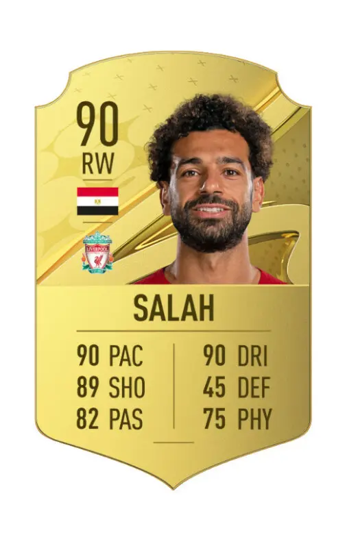 Carta oro Salah FIFA 23 Ultimate Team