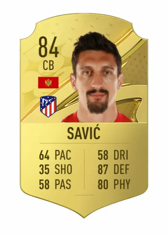 Carta oro Savic FIFA 23 Ultimate Team