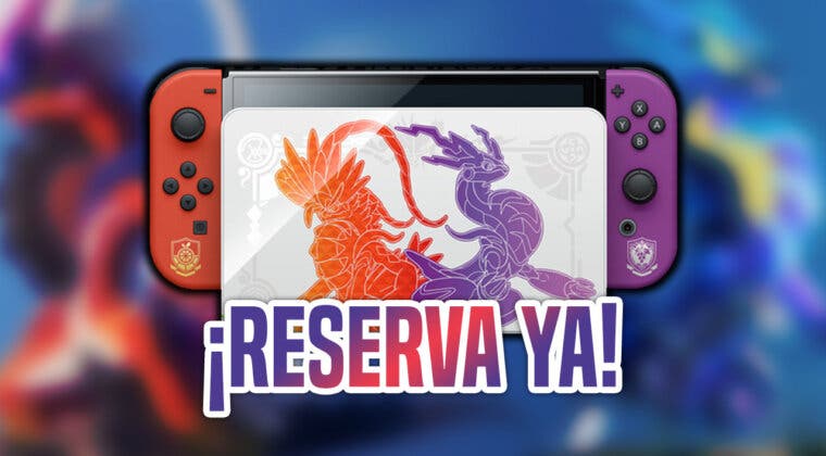 Imagen de Reserva YA la Nintendo Switch OLED inspirada en Pokémon Escarlata y Púrpura