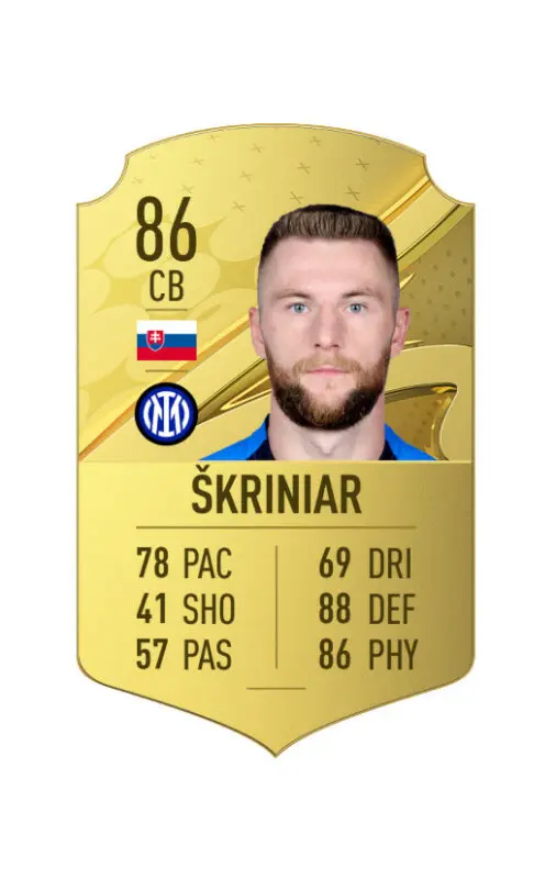 Carta oro Skriniar FIFA 23 Ultimate Team