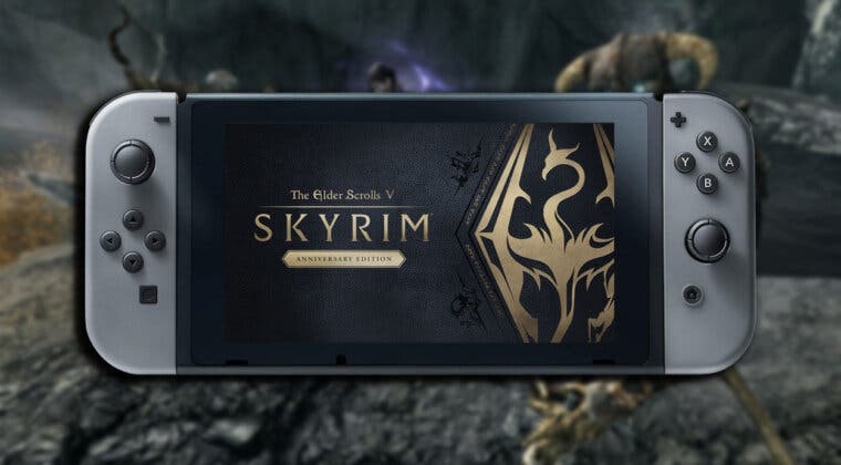 Imagen de The Elder Scrolls V: Skyrim Anniversary Edition apunta a la consola de Nintendo Switch