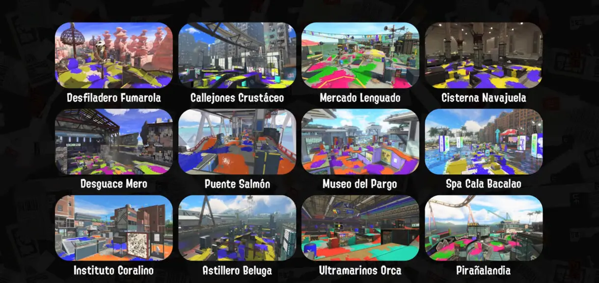 splatoon 3 escenarios desde lanzamiento 2