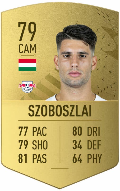 Carta oro Szoboszlai FIFA 23 Ultimate Team