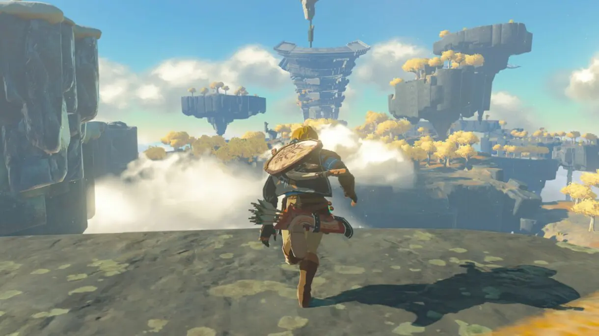 hyrule flotando en The Legend Of Zelda Tears of the Kingdom