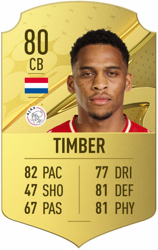 Carta oro Timber FIFA 23 Ultimate Team