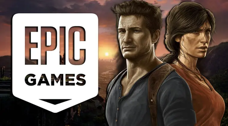 Imagen de Uncharted: Colección Legado de los Ladrones aparece listado en Epic Games junto a su fecha de lanzamiento