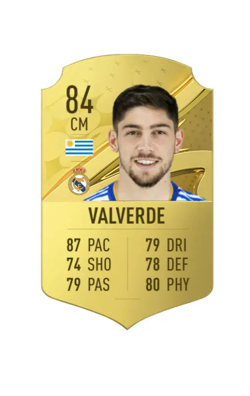 Carta oro Valverde FIFA 23 Ultimate Team