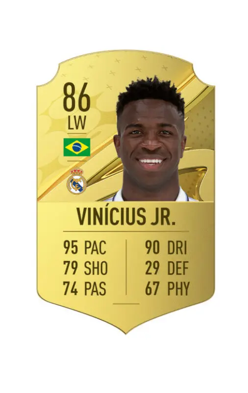 Carta oro Vinícius FIFA 23 Ultimate Team