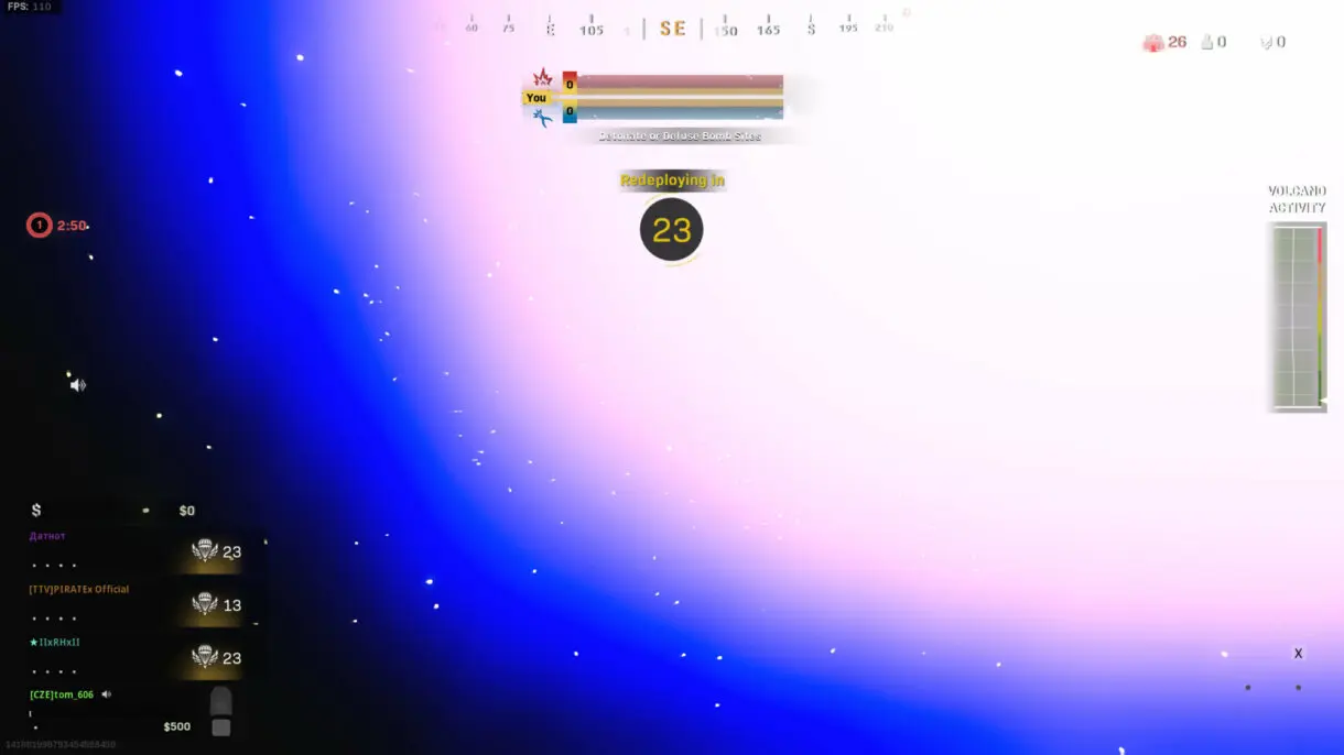 warzone espacio