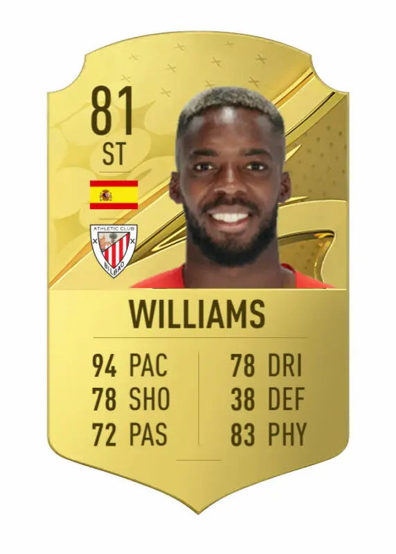 Carta oro Williams FIFA 23 Ultimate Team