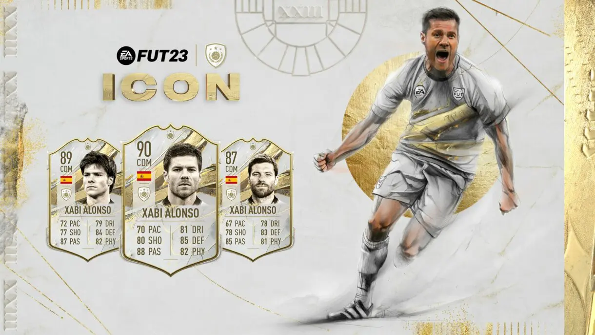 Cartas Icono Baby, Medio y Prime Xabi Alonso FIFA 23 Ultimate Team