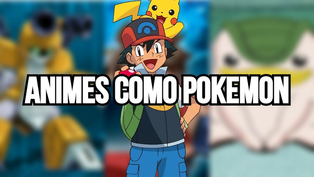 animes como pokemon