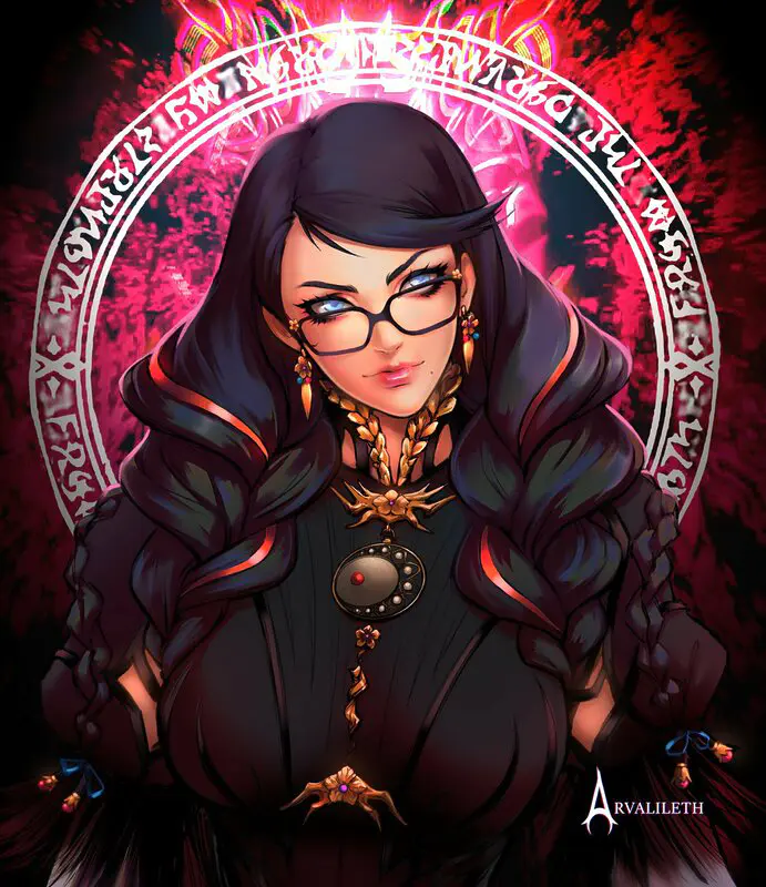 bayonetta bayonetta and 1 more drawn by arvalileth 31bdc853b40aae7e23a42aa78f02e744