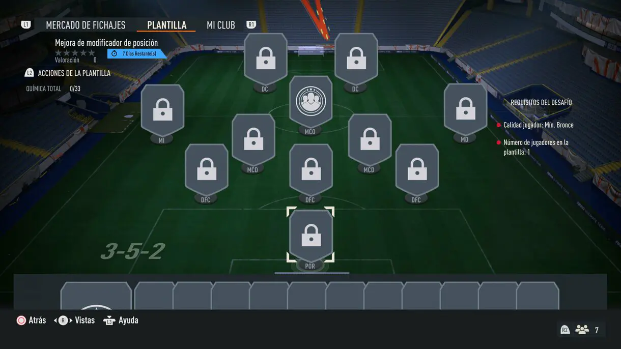 SBC Mejora de modificador de posición FIFA 23 Ultimate Team