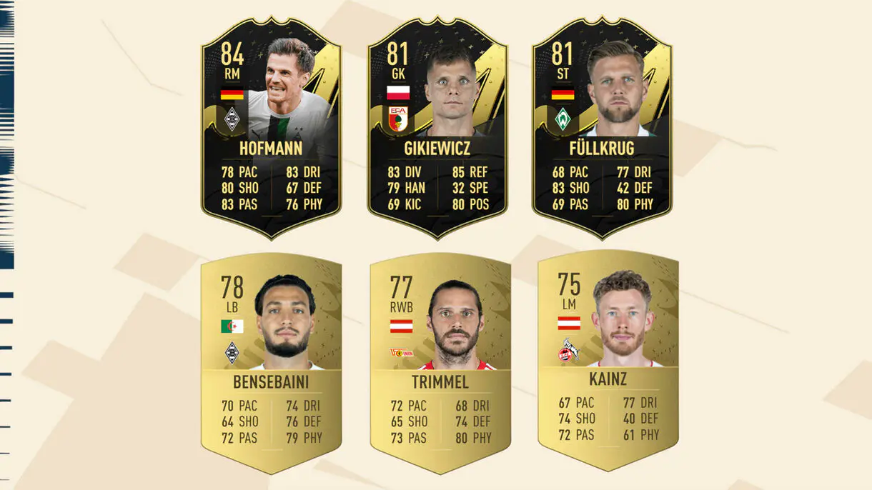Mejores cartas candidatos al POTM Bundesliga septiembre FIFA 23 Ultimate Team