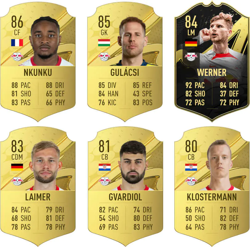 Cartas útiles RB Leipzig FIFA 23 Ultimate Team